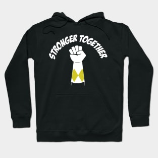 Yellow Power Stronger Together Hoodie